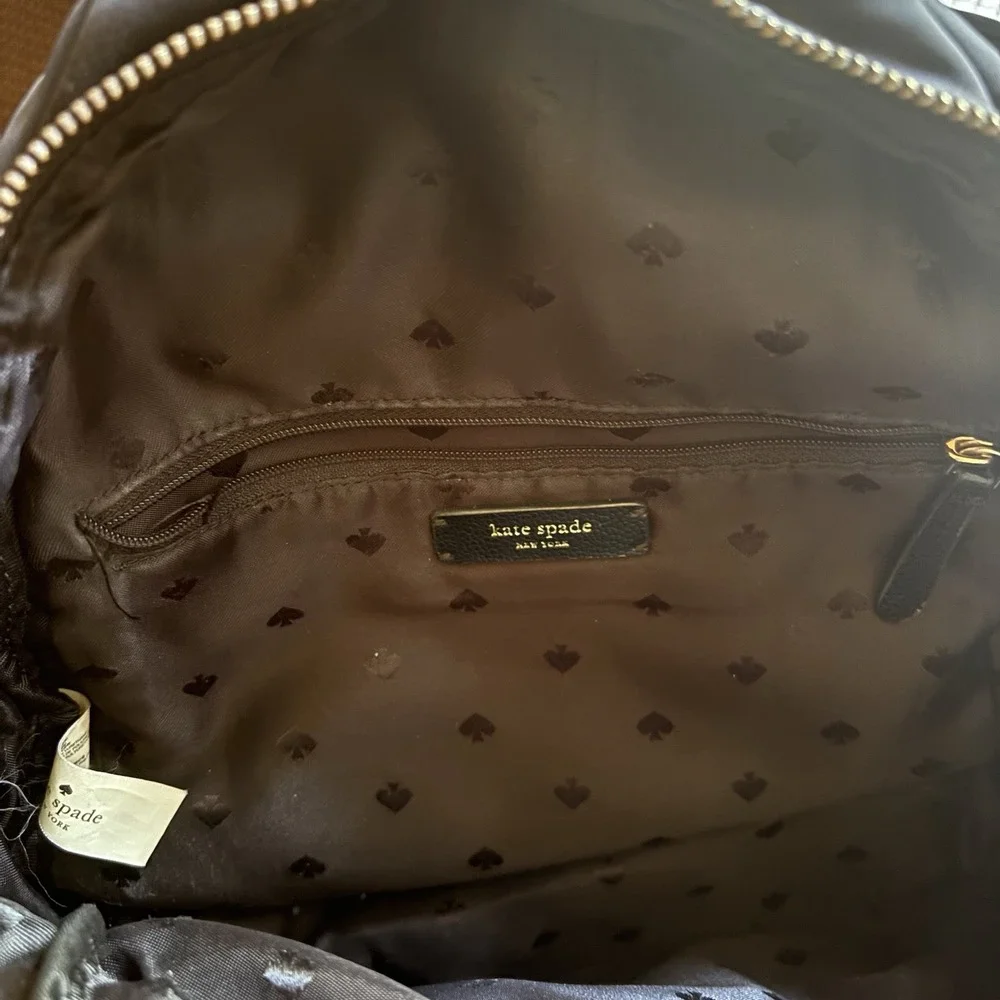 Kate Spade Black Nylon Dawn Medium Backpack